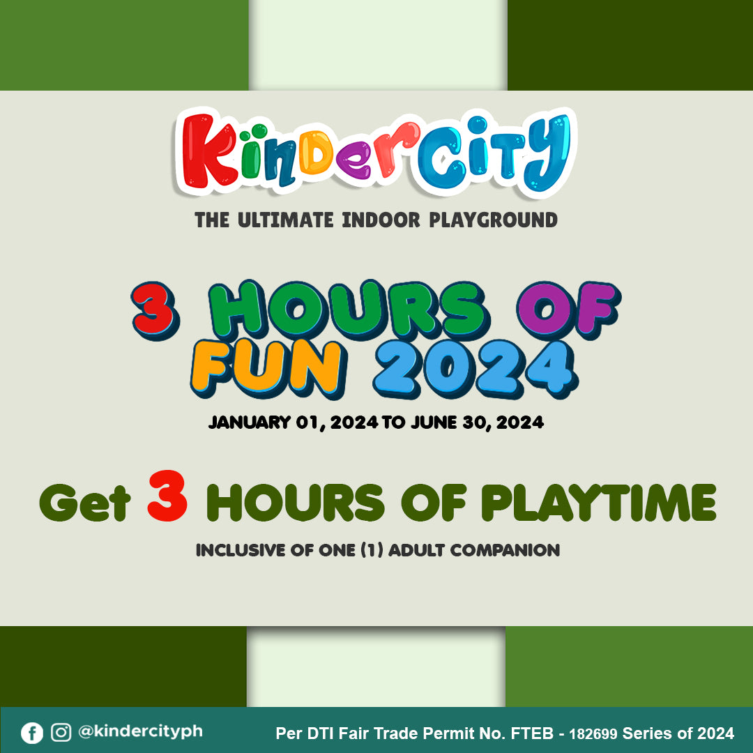 KinderCity Taguig - 3 HOURS OF FUN