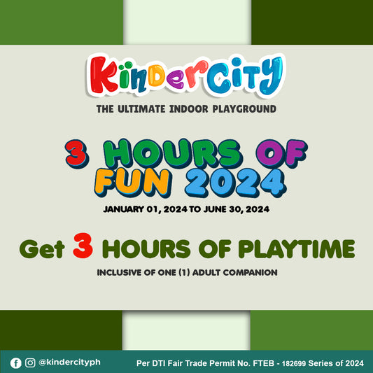KinderCity Pampanga - 3 HOURS OF FUN