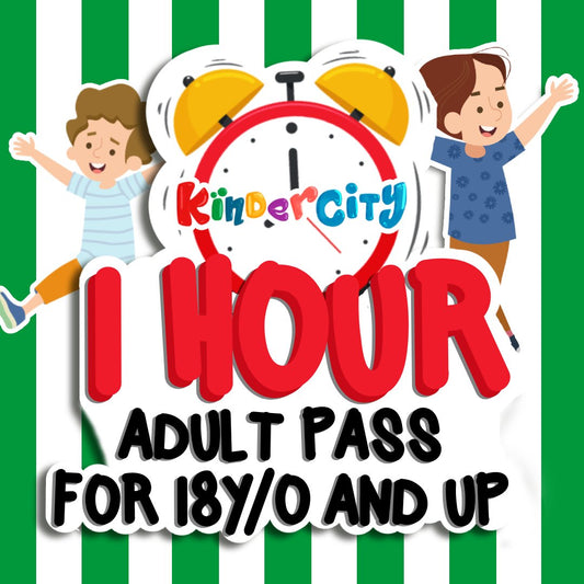 KinderCity Iloilo - 18 and above 1HR Play Pass
